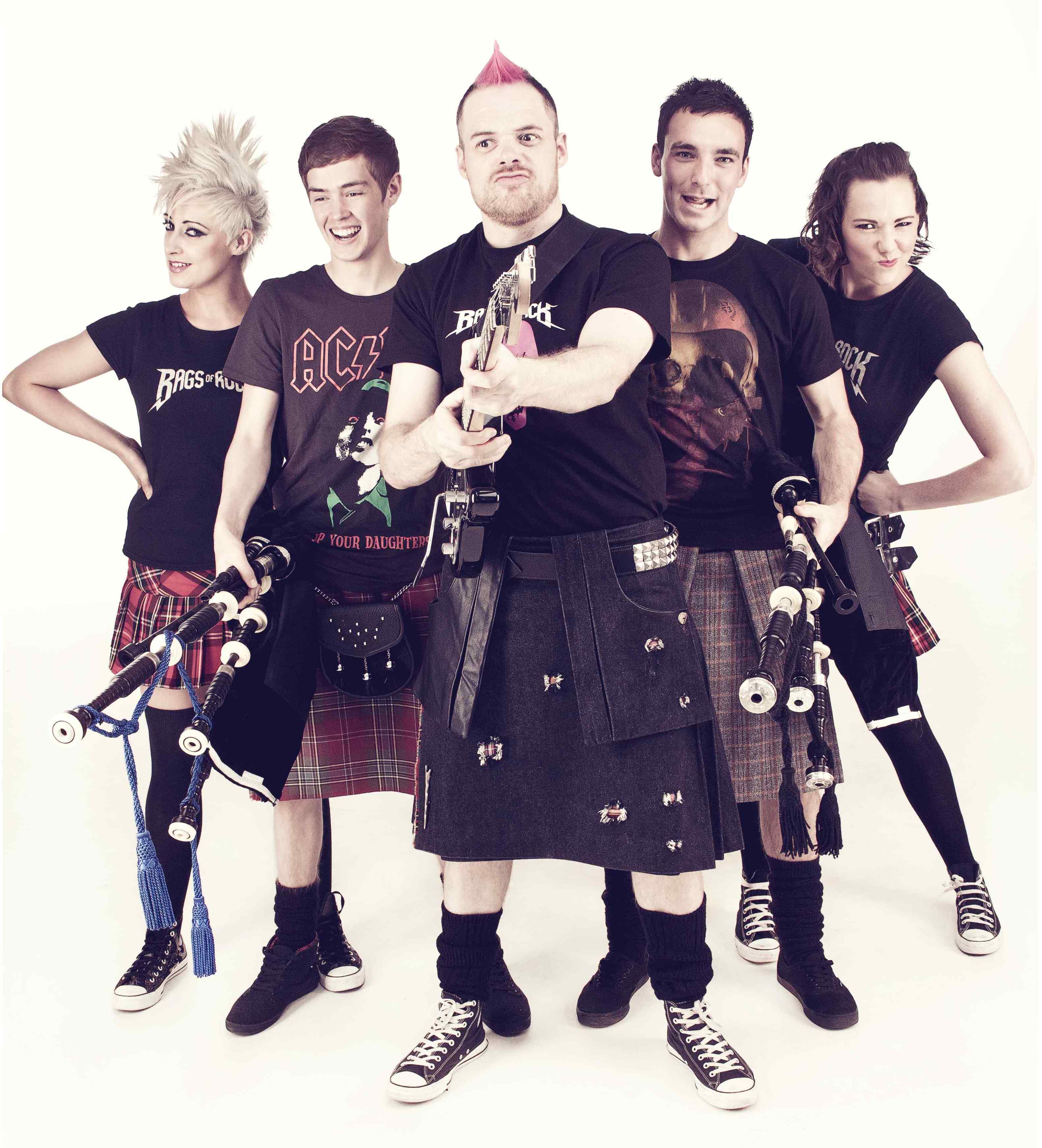 The Bag Rockers Band Hailing from Scotland ideal for corporate events