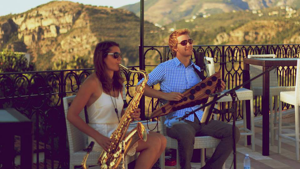 Saxophonist duo